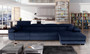 Edinburgh Corner Sofa Bed Long with Storage K09