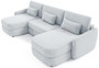 Knutsford U Shaped Sofa Bed with Storage W34