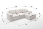 Tidafors Corner Sofa Bed with Storage K19