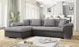 Ex Display Dover Corner Sofa bed with Storage (280x160cm)