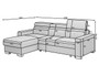 DreamSerenity Corner Sleeper with Storage PC07
