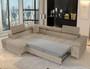 DreamScape Corner Sofa Bed with Storage A18