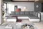 Manchester U Shaped Sofa Bed with Storage S05/S17