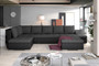 Manchester U Shaped Sofa Bed with Storage B02/S11