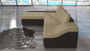 Birmingham corner sofa bed with storage S14/S17