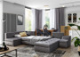Manchester U Shaped Sofa Bed with Storage B02/S17