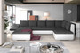 Manchester U Shaped Sofa Bed with Storage B02/S17