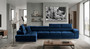 Glasgow Long Corner Sofa Bed with Storage M77