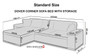 Dover Corner Sofa Bed with Storage MO4