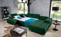 DreamScape U Shaped Sofa Bed with Storage M84