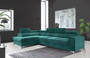 Leicester Long Corner Sofa bed with Storage M75