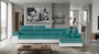 Glasgow Long Corner Sofa Bed with Storage O83/S17