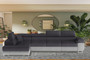 Glasgow Long Corner Sofa Bed with Storage M97/M84
