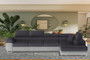 Glasgow Long Corner Sofa Bed with Storage M97/M84