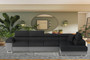 Glasgow Long Corner Sofa Bed with Storage i96/S29