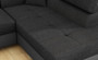 Glasgow Long Corner Sofa Bed with Storage i96/S29