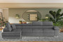Glasgow Long Corner Sofa Bed with Storage S21