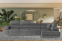 Glasgow Long Corner Sofa Bed with Storage S21