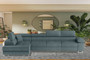 Glasgow Long Corner Sofa Bed with Storage C70