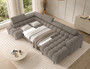 Momentum U Shaped Sofa bed with Storage RY20