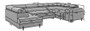 Ethan U Shaped Sofa bed with Storage RY20