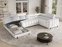 Ethan U Shaped Sofa bed with Storage RY01