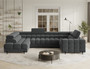 Ethan U Shaped Sofa bed with Storage SL06
