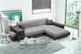 Modbury Corner Sofa Bed with Storage & Pouf AN16/SG96