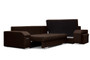 Aldershot Corner Sofa Bed with Storage & Pouf MA28