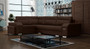 Aldershot Corner Sofa Bed with Storage & Pouf MA28