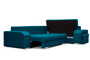 Aldershot Corner Sofa Bed with Storage & Pouf MA85