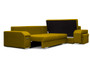 Aldershot Corner Sofa Bed with Storage & Pouf MA41