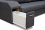 Aldershot Corner Sofa Bed with Storage & Pouf i94