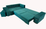 Aldershot Corner Sofa Bed with Storage & Pouf M37