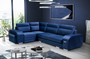 Aldershot Corner Sofa Bed with Storage & Pouf M77