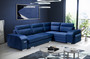 Aldershot Corner Sofa Bed with Storage & Pouf M77