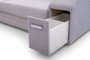 Aldershot Corner Sofa Bed with Storage & Pouf M84