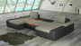 Leeds U shaped sofa bed with storage S05/S17