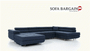 Bristol U Shaped Sofa Bed with Storage S21/S11