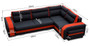 Arlesey Corner Sofa Bed with Storage & Pouf i96/i100