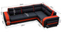 Arlesey Corner Sofa Bed with Storage & Pouf i100/S17