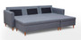 Addison Corner Sofa & Pouf  with Storage MA81