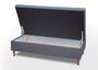 Addison Corner Sofa & Pouf  with Storage MA83