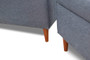 Addison Corner Sofa & Pouf  with Storage MA41