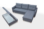 Addison Corner Sofa & Pouf  with Storage MA28