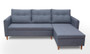 Addison Corner Sofa & Pouf  with Storage i94