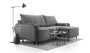 Tetbury Corner Sofa Bed with Storage LN90
