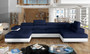 Bristol U shaped sofa bed with storage K09/S17