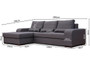Verna Corner Sofa Bed with Storage MA79