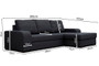 Frankie Corner Sofa Bed with Storage PD90
